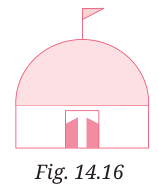 Building with a hemispherical dome
